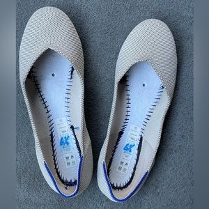 Rothy’s Flat in Flax, size 6.5